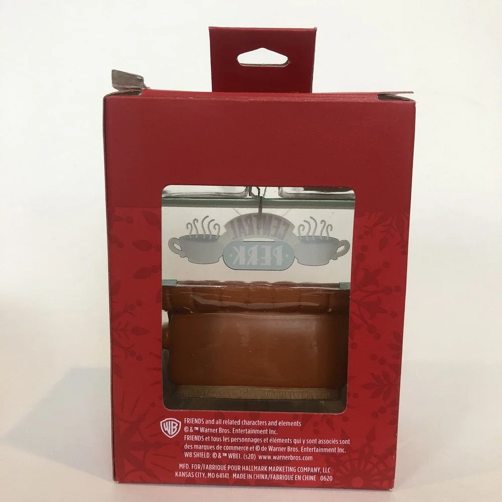 Hallmark Friends Christmas Ornament Central Perk Cafe Couch Red Box 2020 NIB